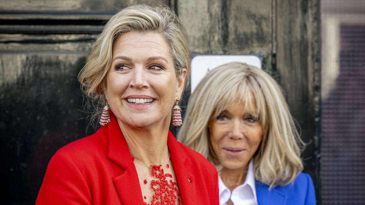 Máxima de Holanda y Brigitte Macron