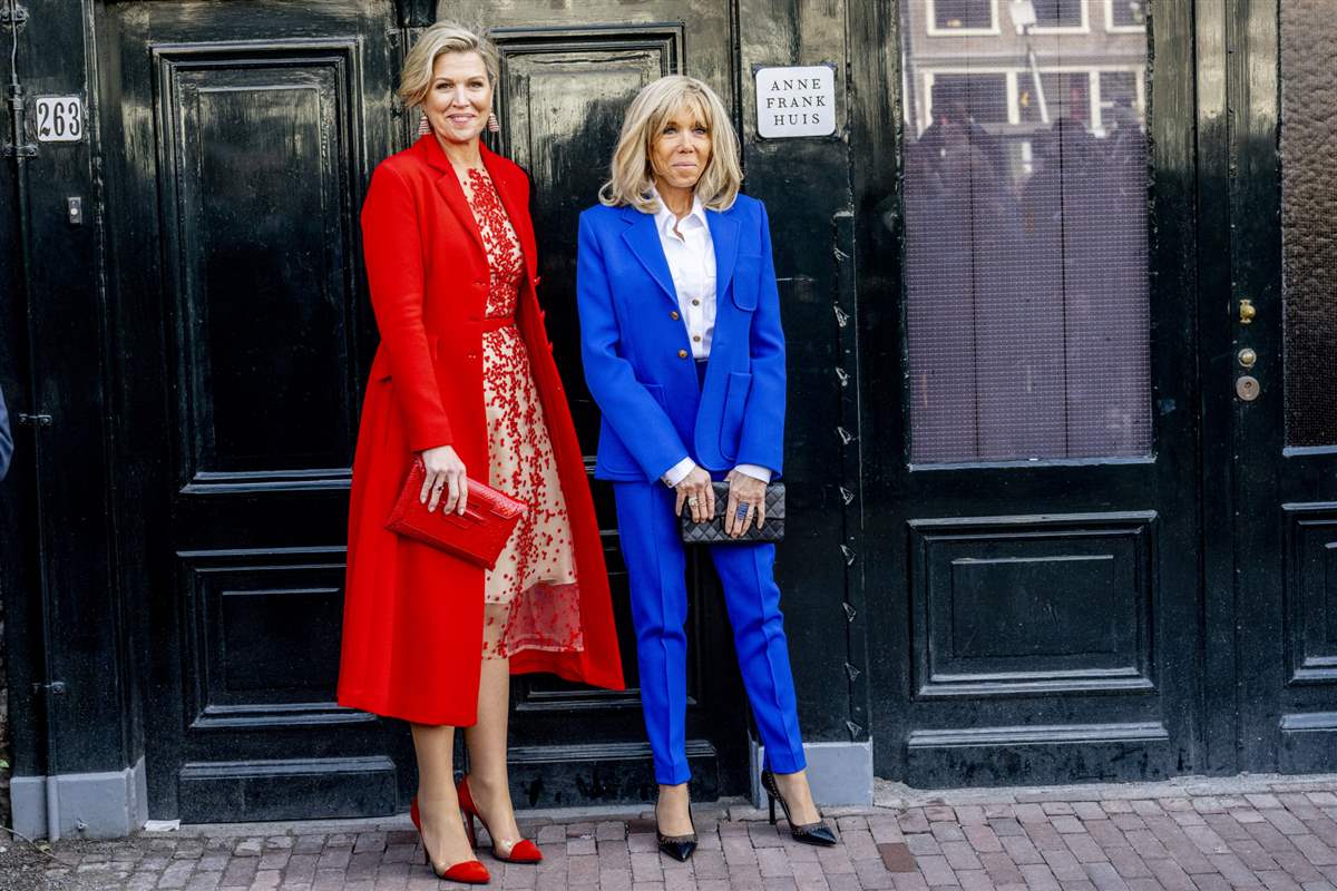 Máxima de Holanda y Brigitte Macron