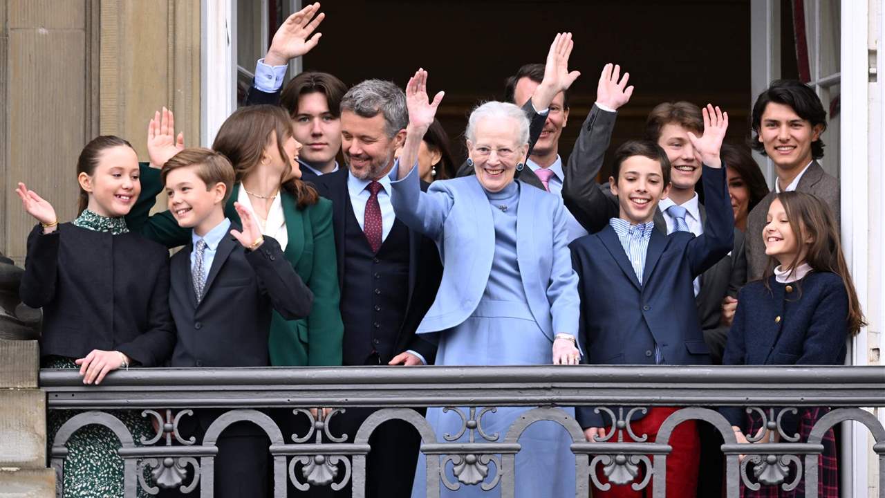 La Reina Margarita de Dinamarca, feliz y radiante, celebra su 83 cumpleaños arropada por toda su familia