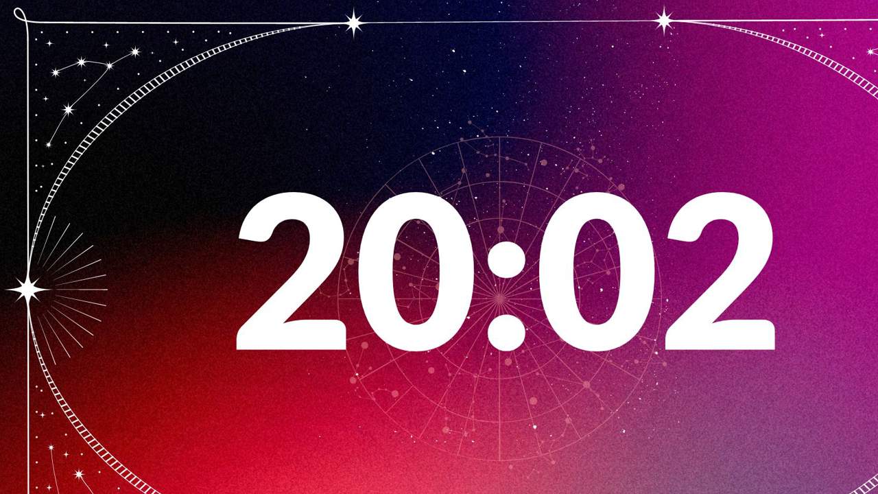  Hora invertida 20:02: ¿qué significa ver esa hora en tu reloj?