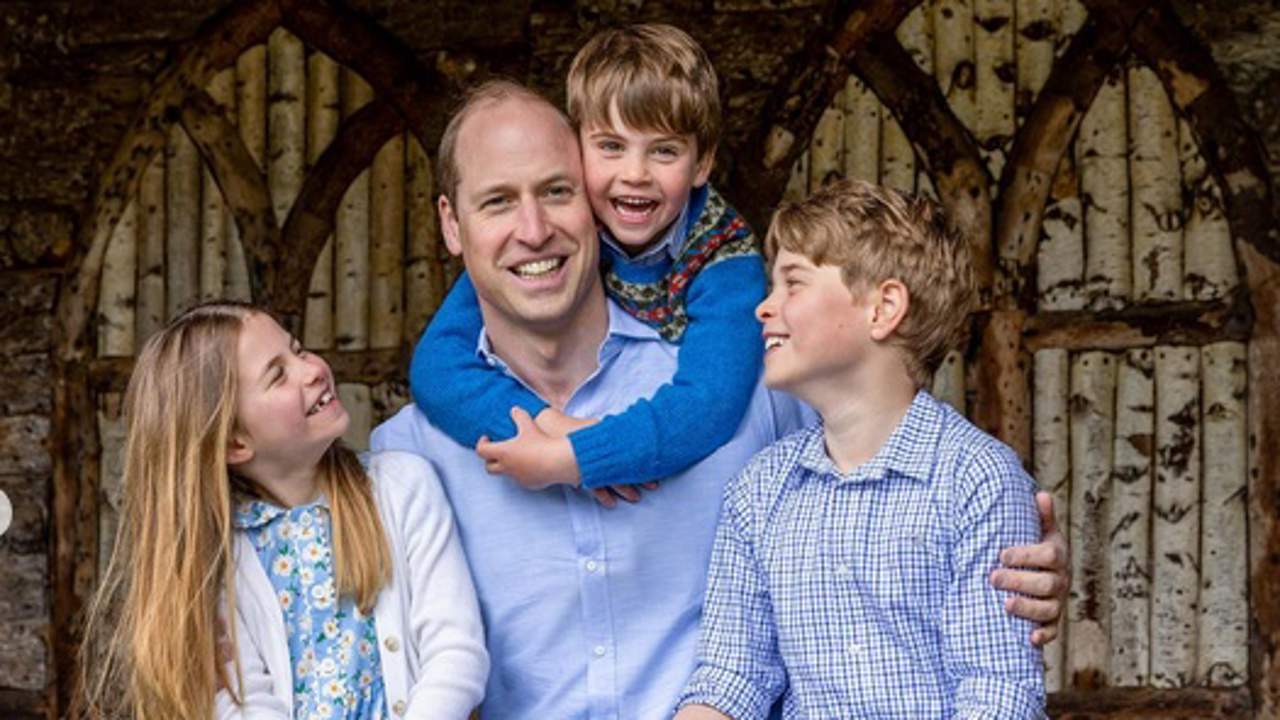Las enternecedoras fotos (y la frase) con las que el príncipe Guillermo celebra el Día del Padre con sus hijos