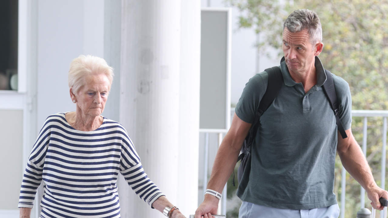 Iñaki Urdangarin y su madre