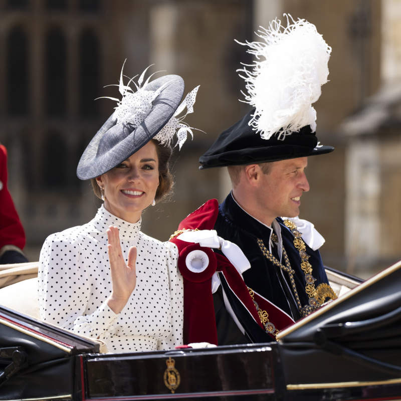 Kate Middleton y el príncipe Guillermo 