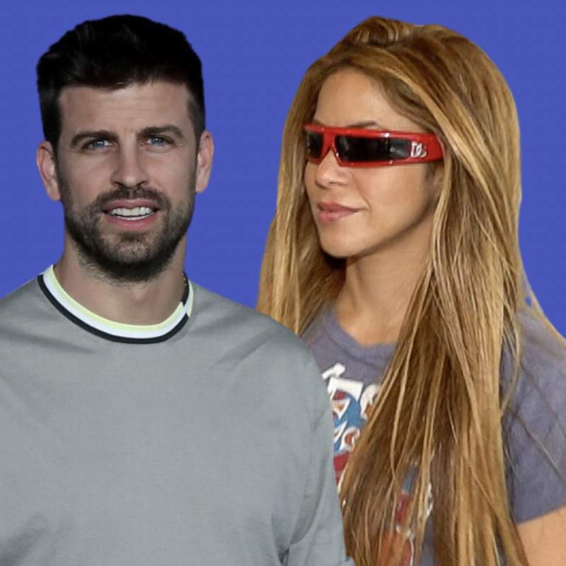 Piqué y Shakira collage