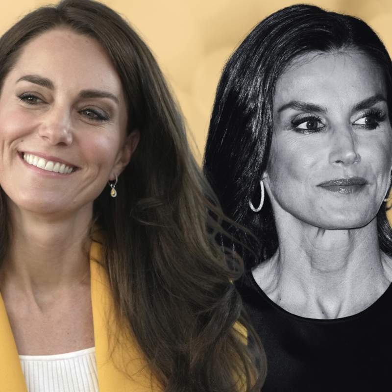 Kate Middleton y Letizia collage