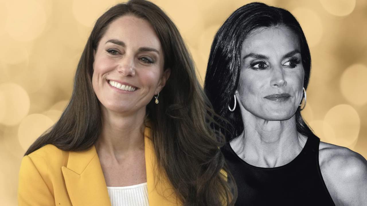 Kate Middleton y Letizia collage