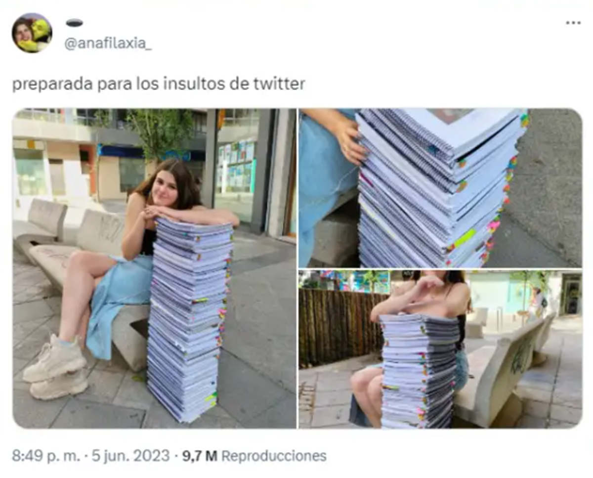 Estudiante de medicina comparte sus apuntes acumulados en Twitter