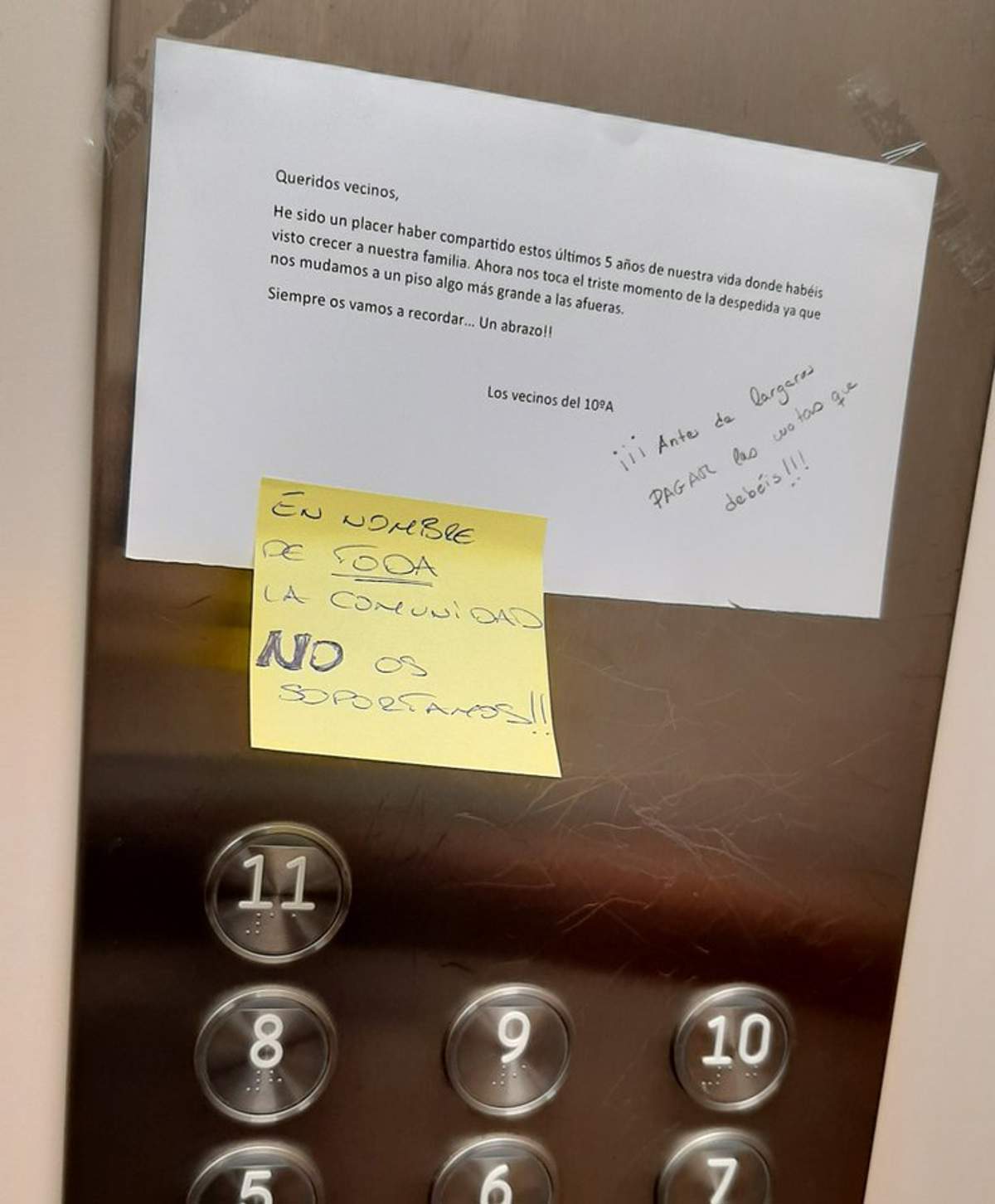 nota vecinos