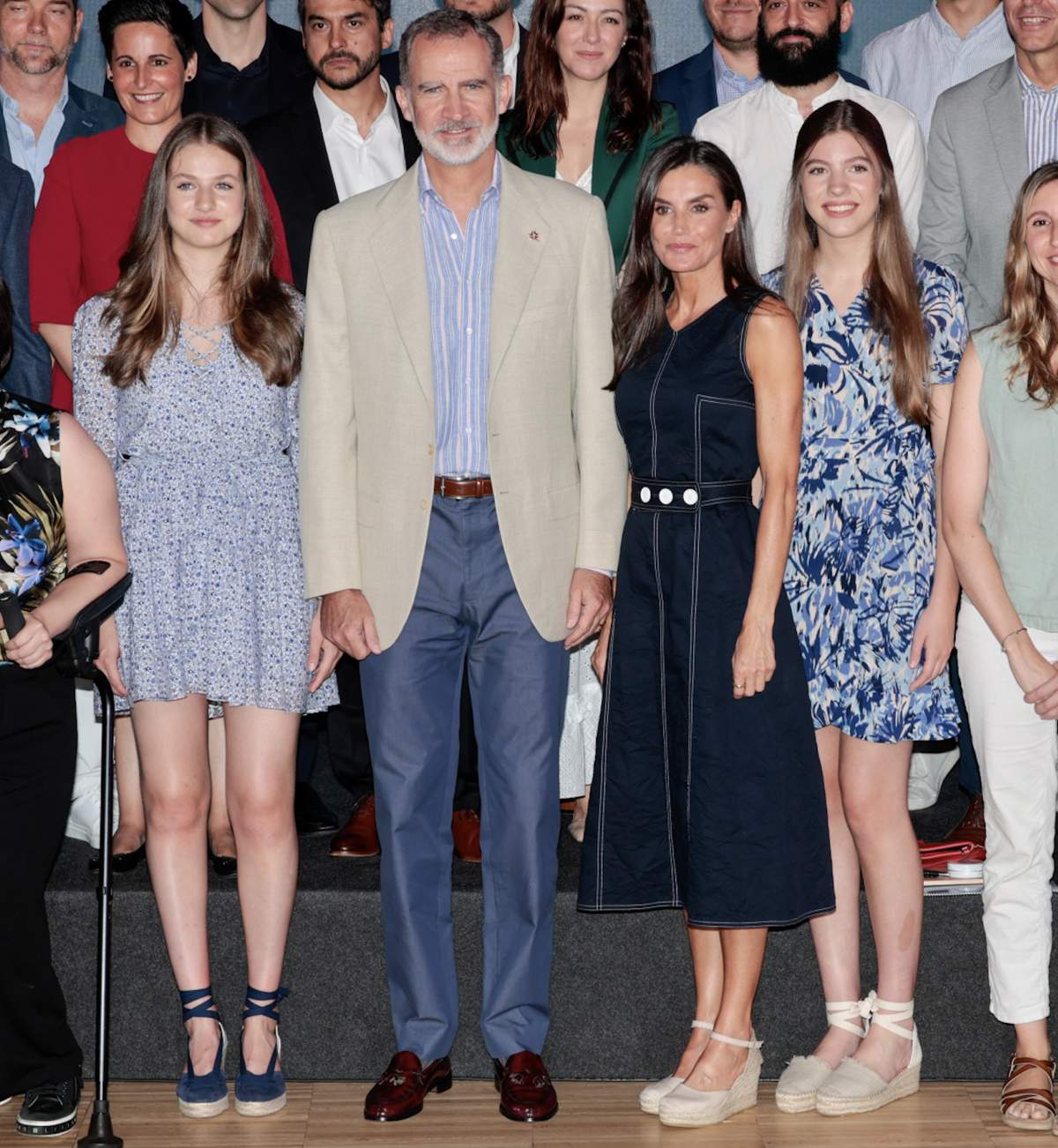 Felipe, Letizia, Leonor y Sofía