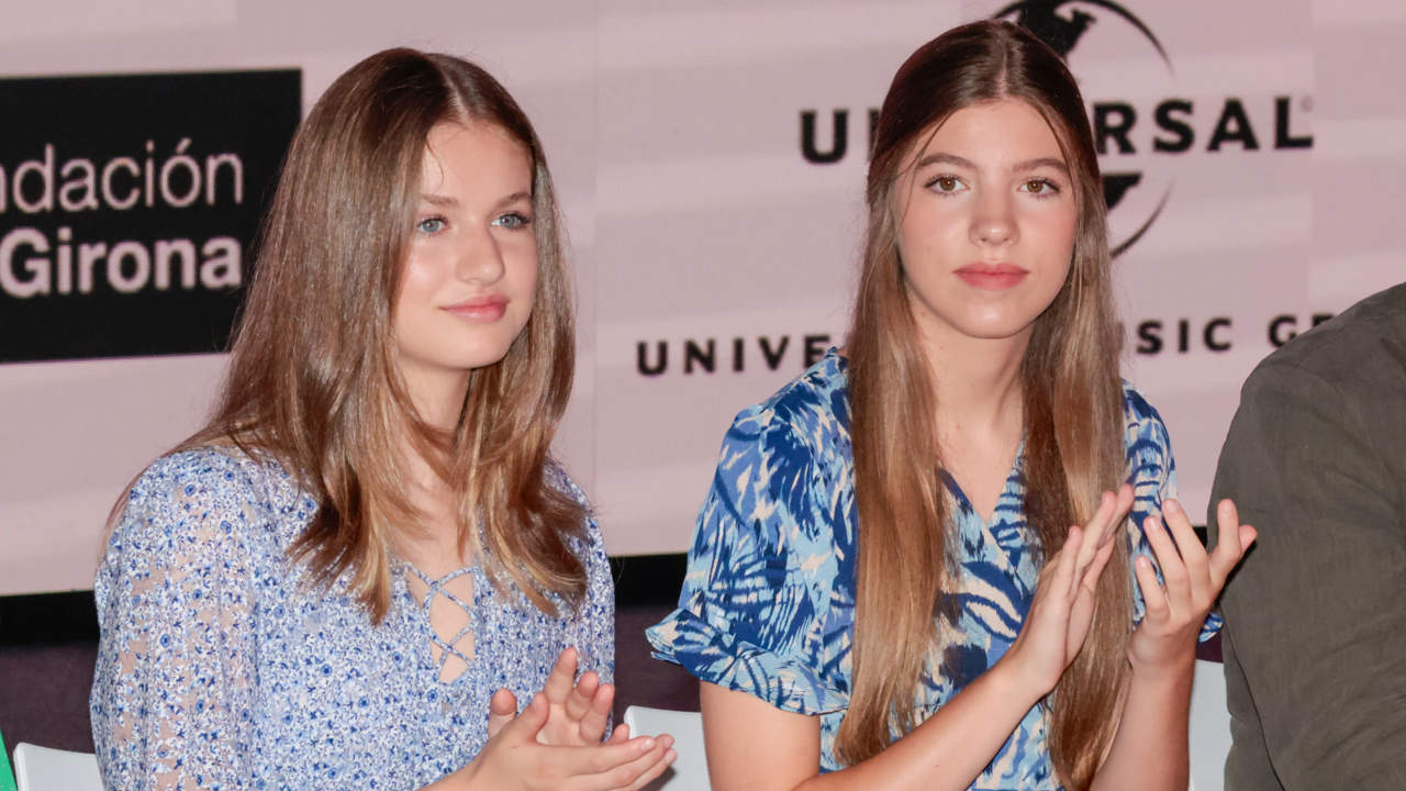 Leonor y Sofía, en clave boho chic, protagonistas absolutas de los Premios Princesa de Girona