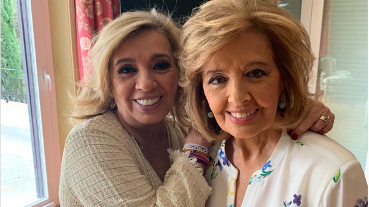 Carmen Borrego felicita a María Teresa Campos
