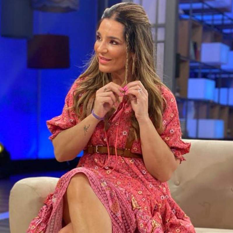 Raquel Bollo con estilo boho