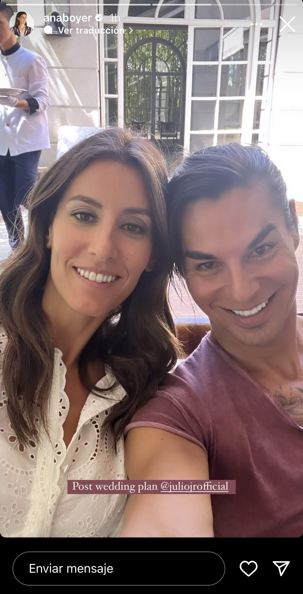 Ana Boyer y Julio José Iglesias