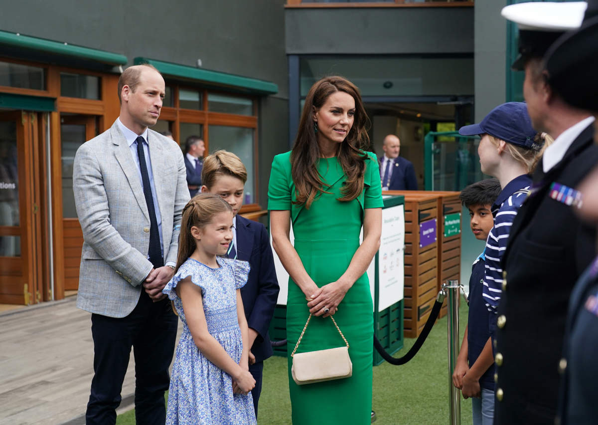 Kate, Guillermo, George y Charlotte