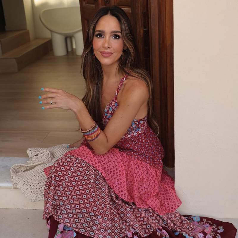 Rocío Osorno con vestido de Zara