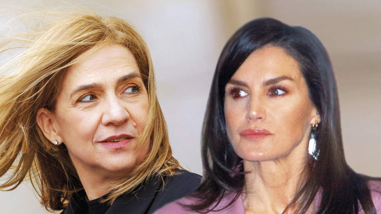 Collage Letizia y Cristina de Borbón