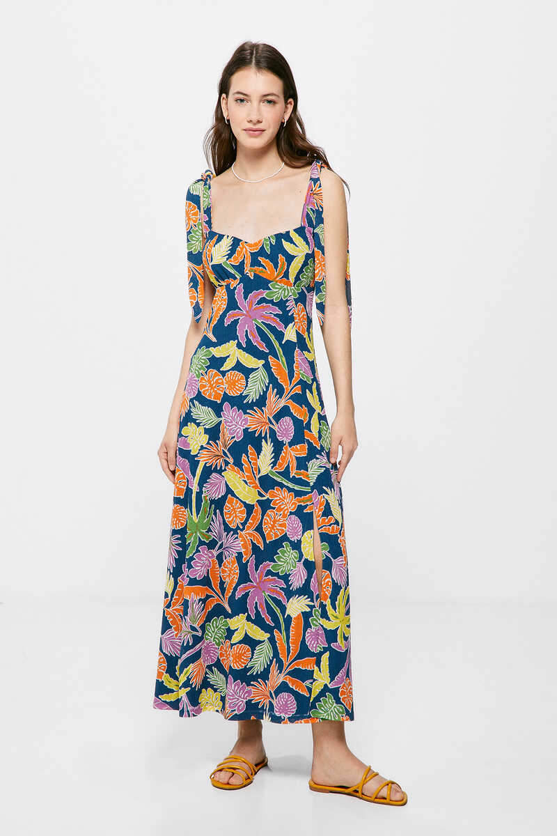 Vestido con print tropical de Springfield