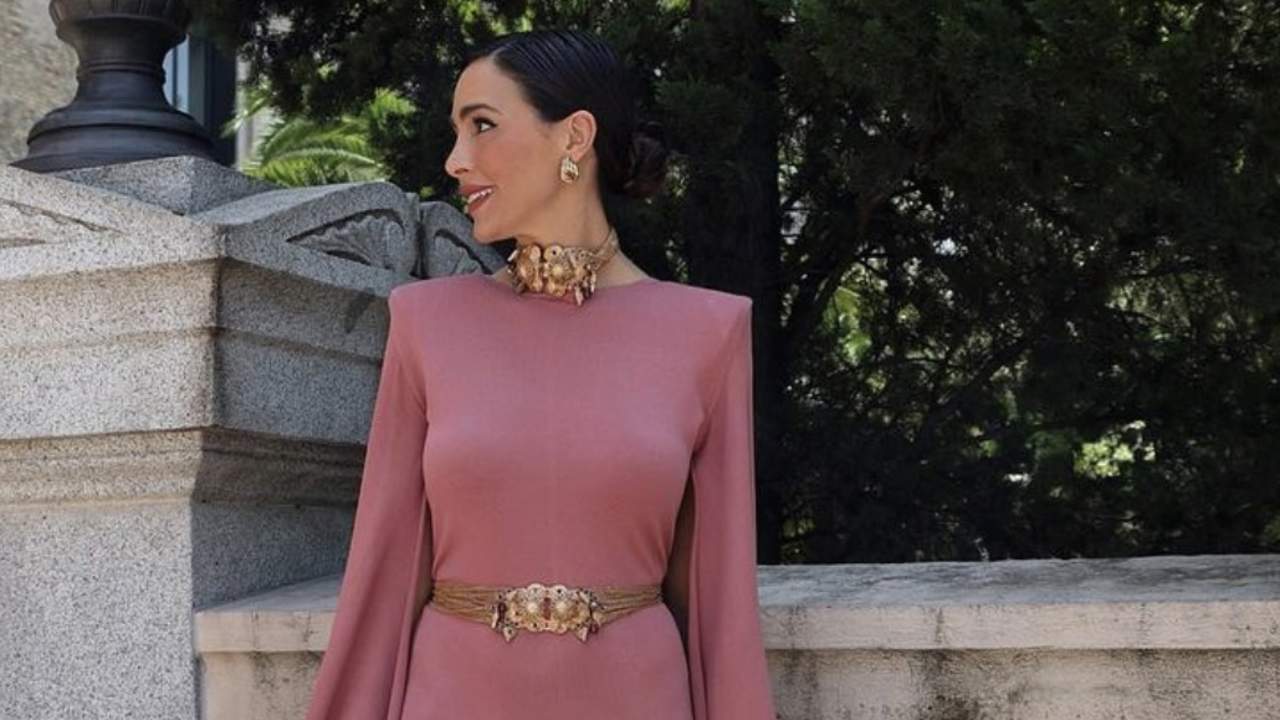 Rocío Osorno con vestido de invitada