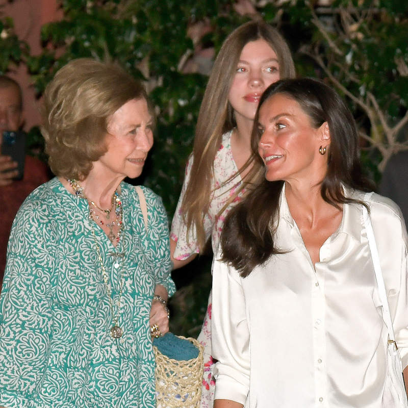 La reina Sofía y la reina Letizia