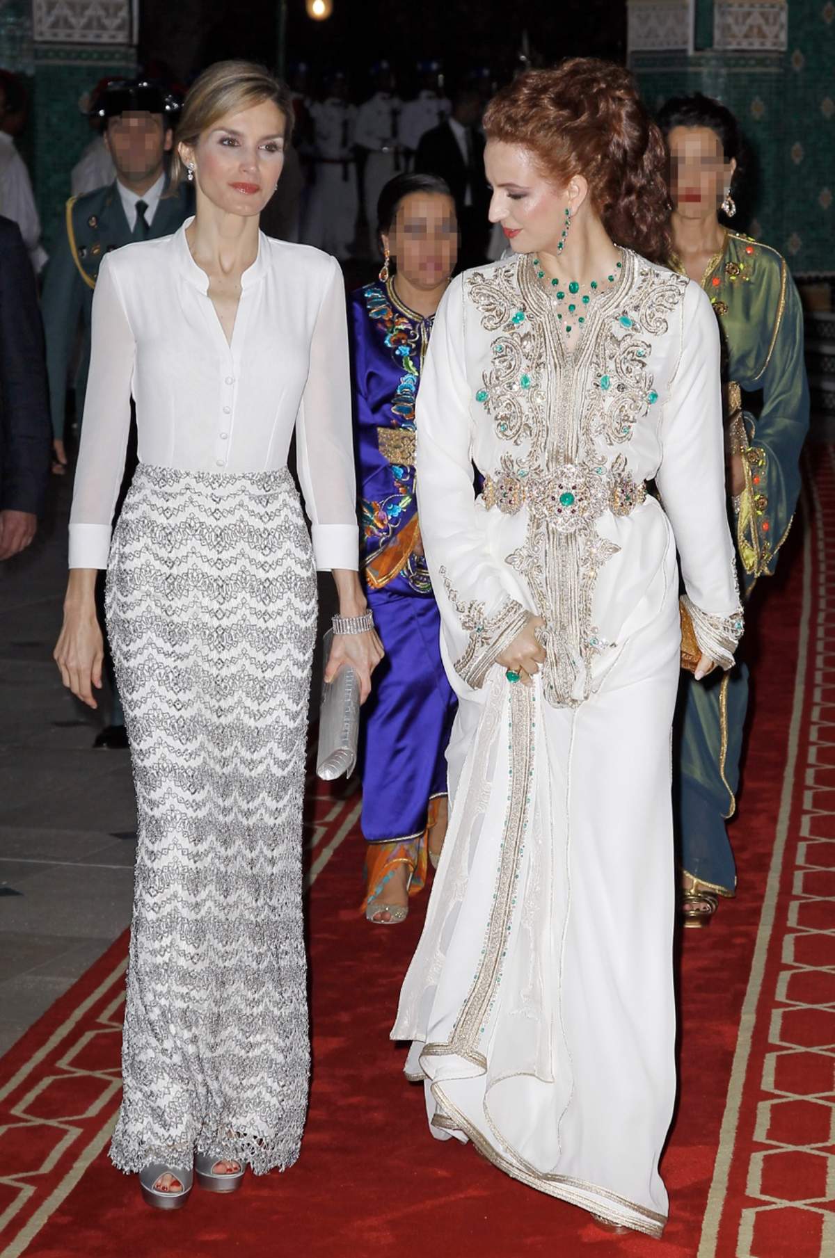 Letizia en Marruecos en 2014