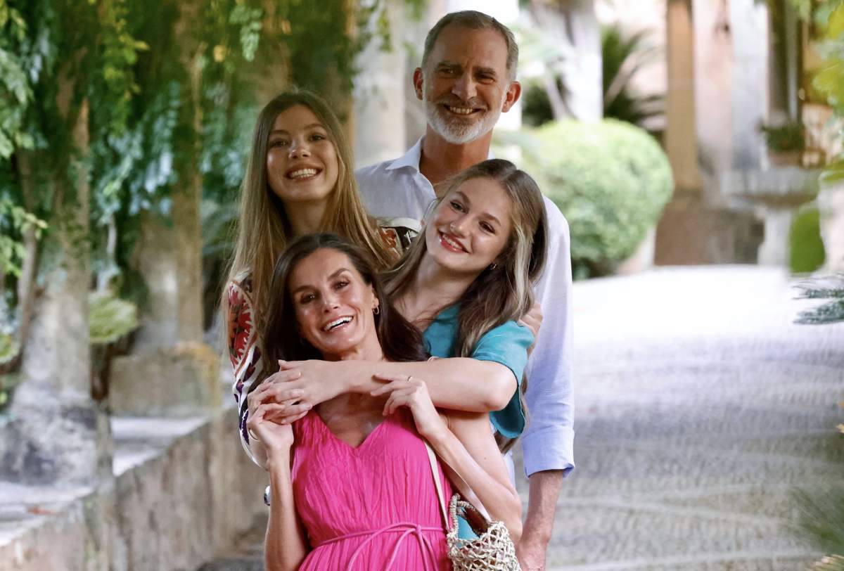 Felipe, Sofía, Leonor y Letizia 