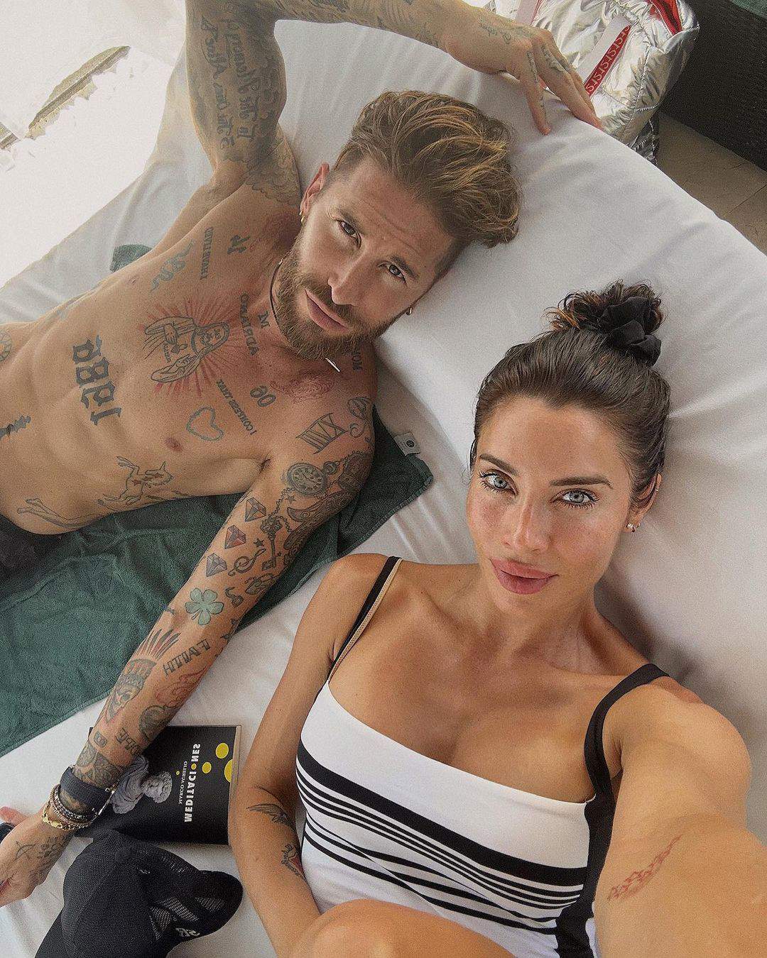 Sergio Ramos y Pilar Rubio