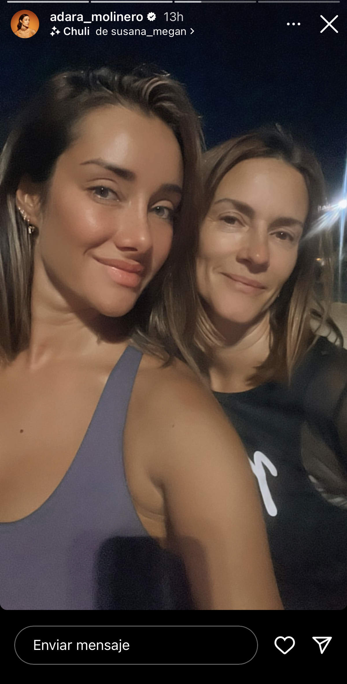 Adara Molinero y Elena Rodríguez