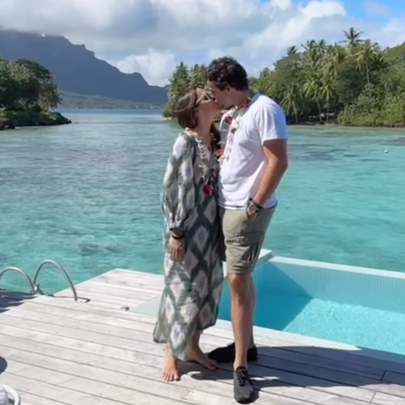 Tamara Falcó e Íñigo Onieva en Bora Bora.