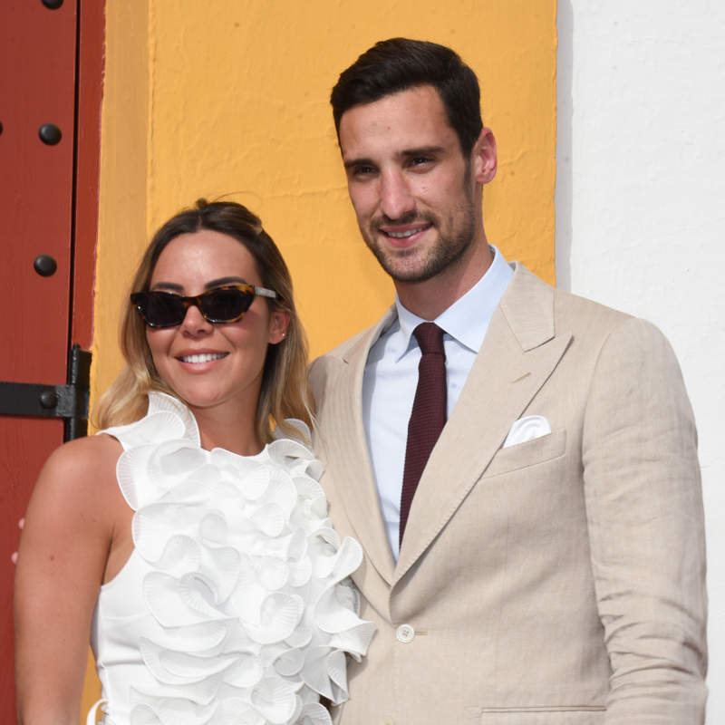 Sergio Rico y Alba Silva