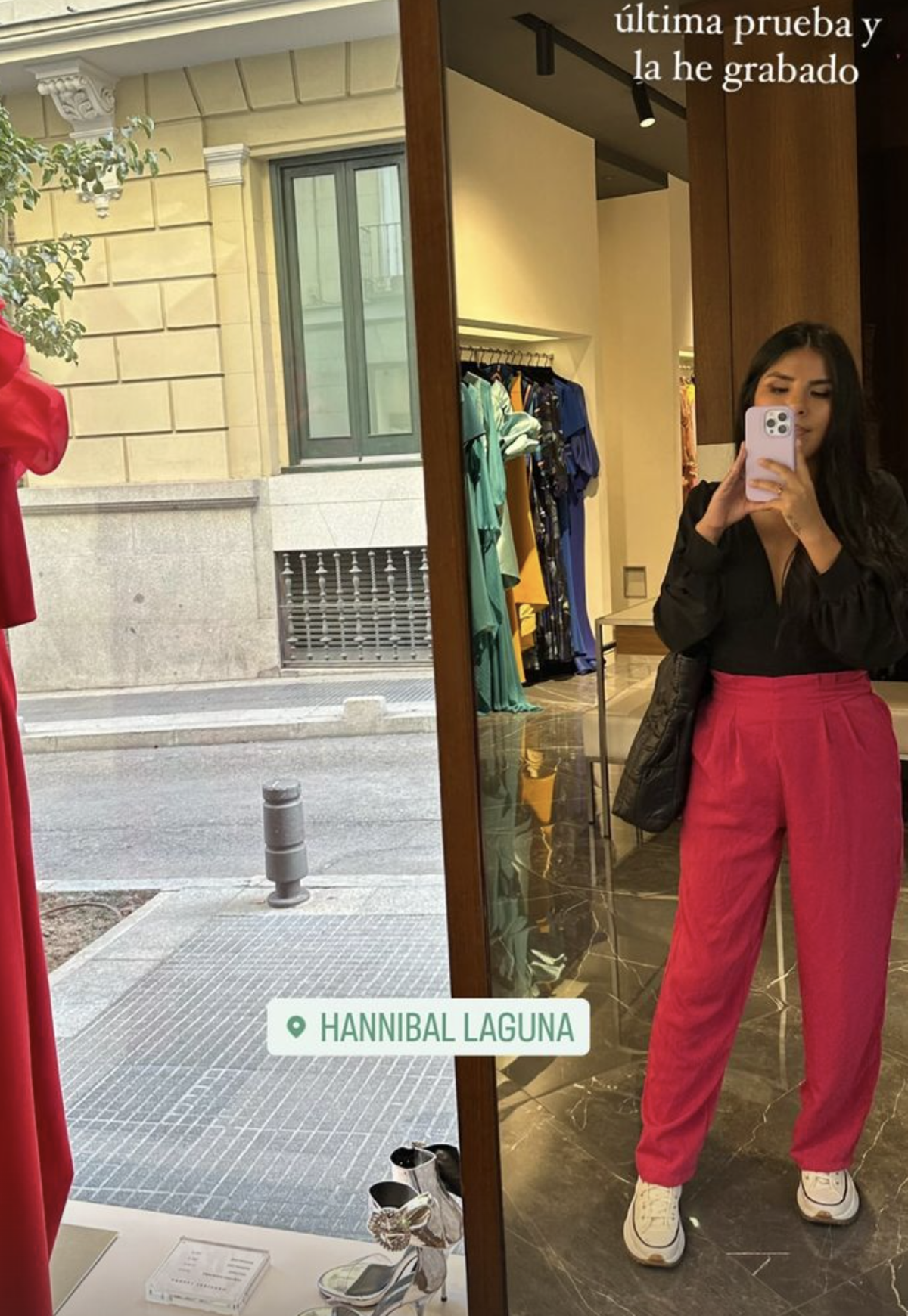 Prueba de vestido de Isa Pantoja