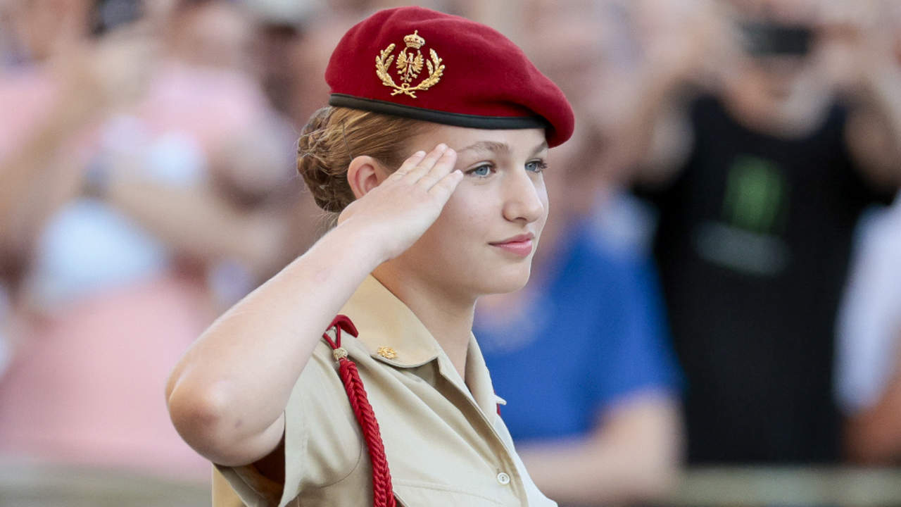 La princesa Leonor, protagonista absoluta en Zaragoza en la víspera de su jura de bandera