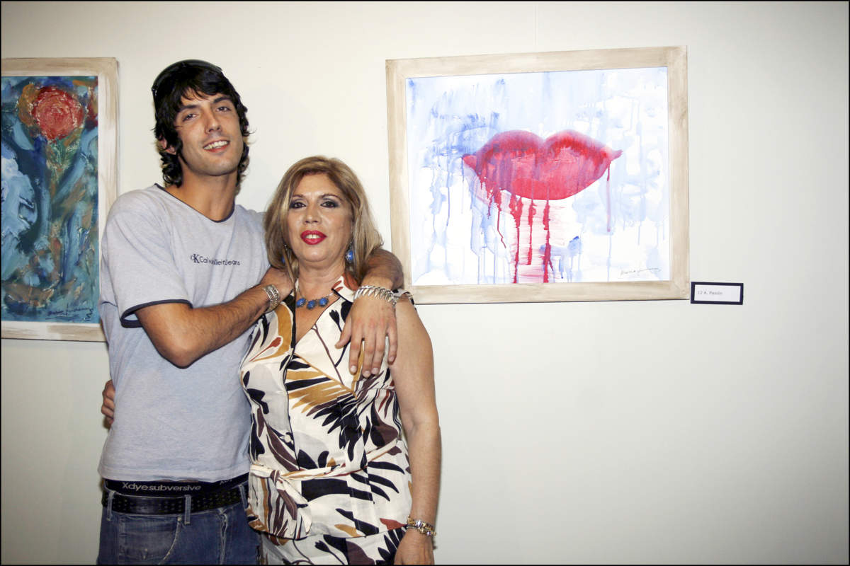 María JIménez y su hijo