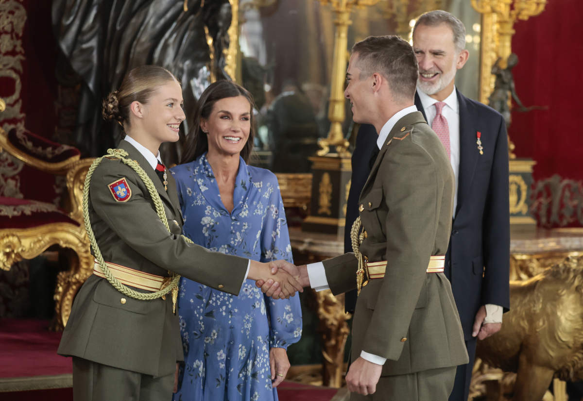 Leonor, Letizia y Felipe