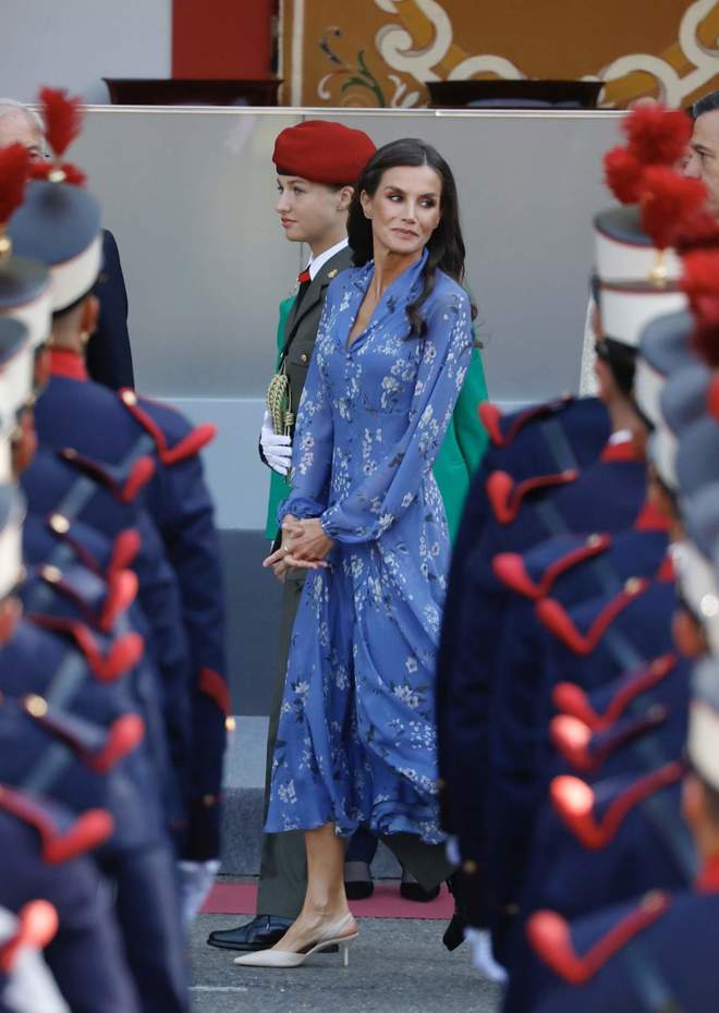 La Princesa Leonor Con Uniforme Militar De Gala Protagonista Indiscutible Del Desfile De Las