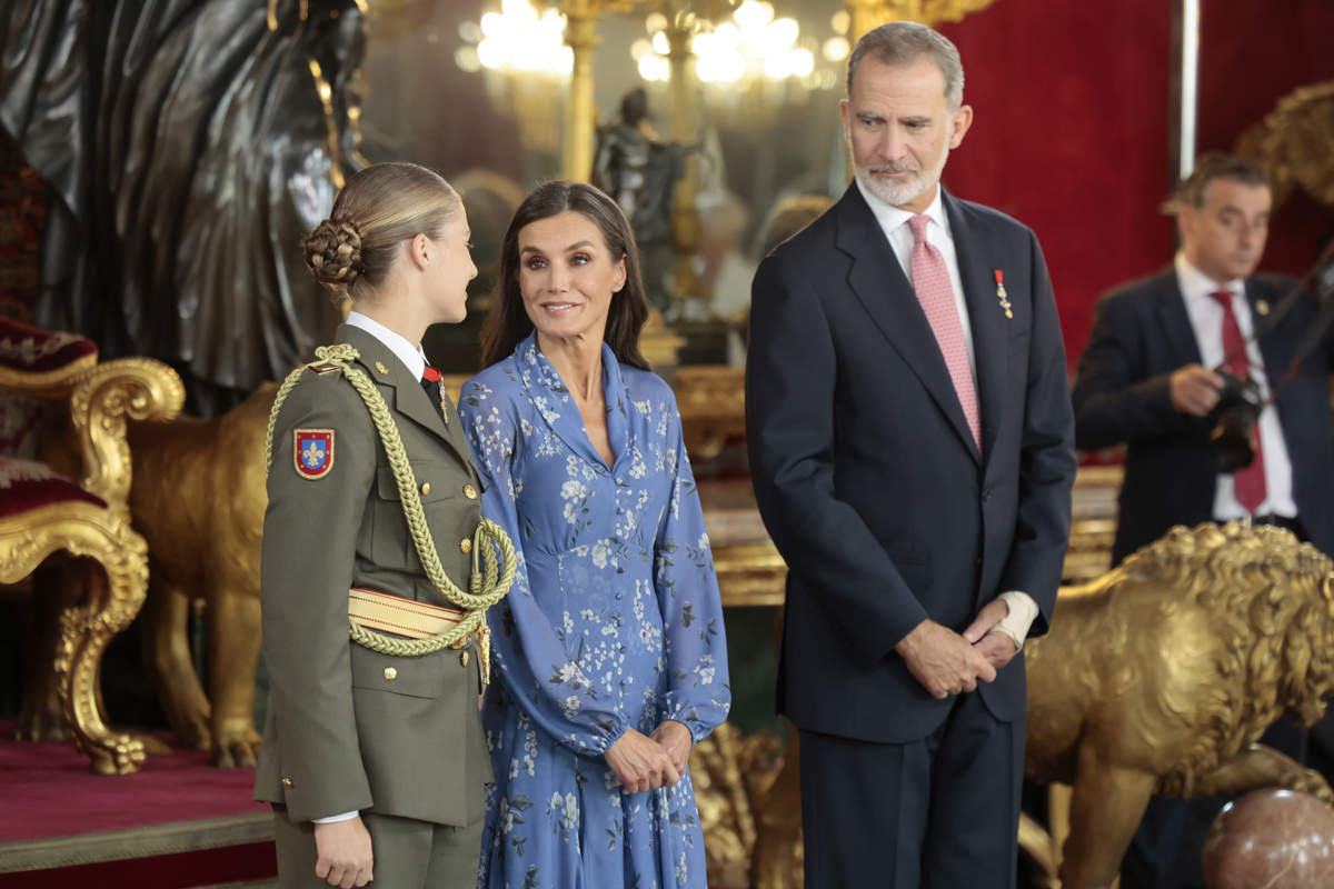 Leonor, Letizia y Felipe