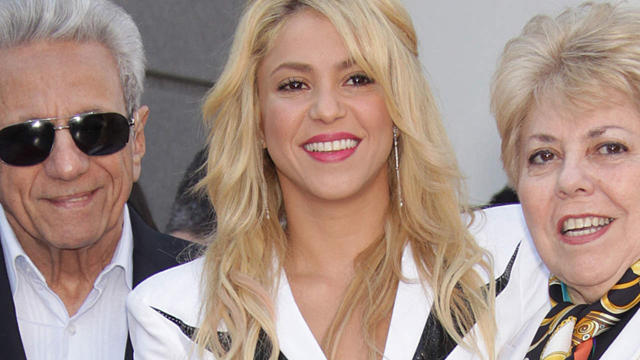 Shakira y sus padres