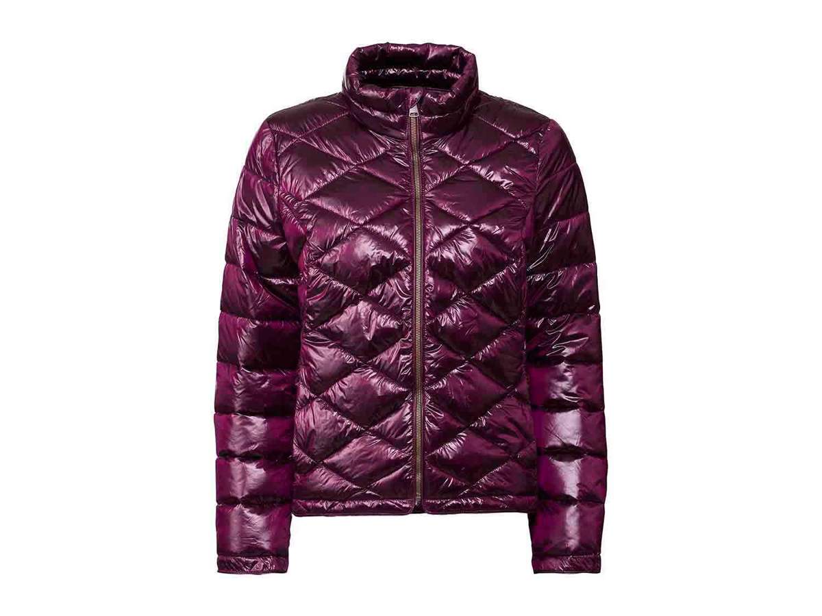 Chaqueta ligera con acabado brillante