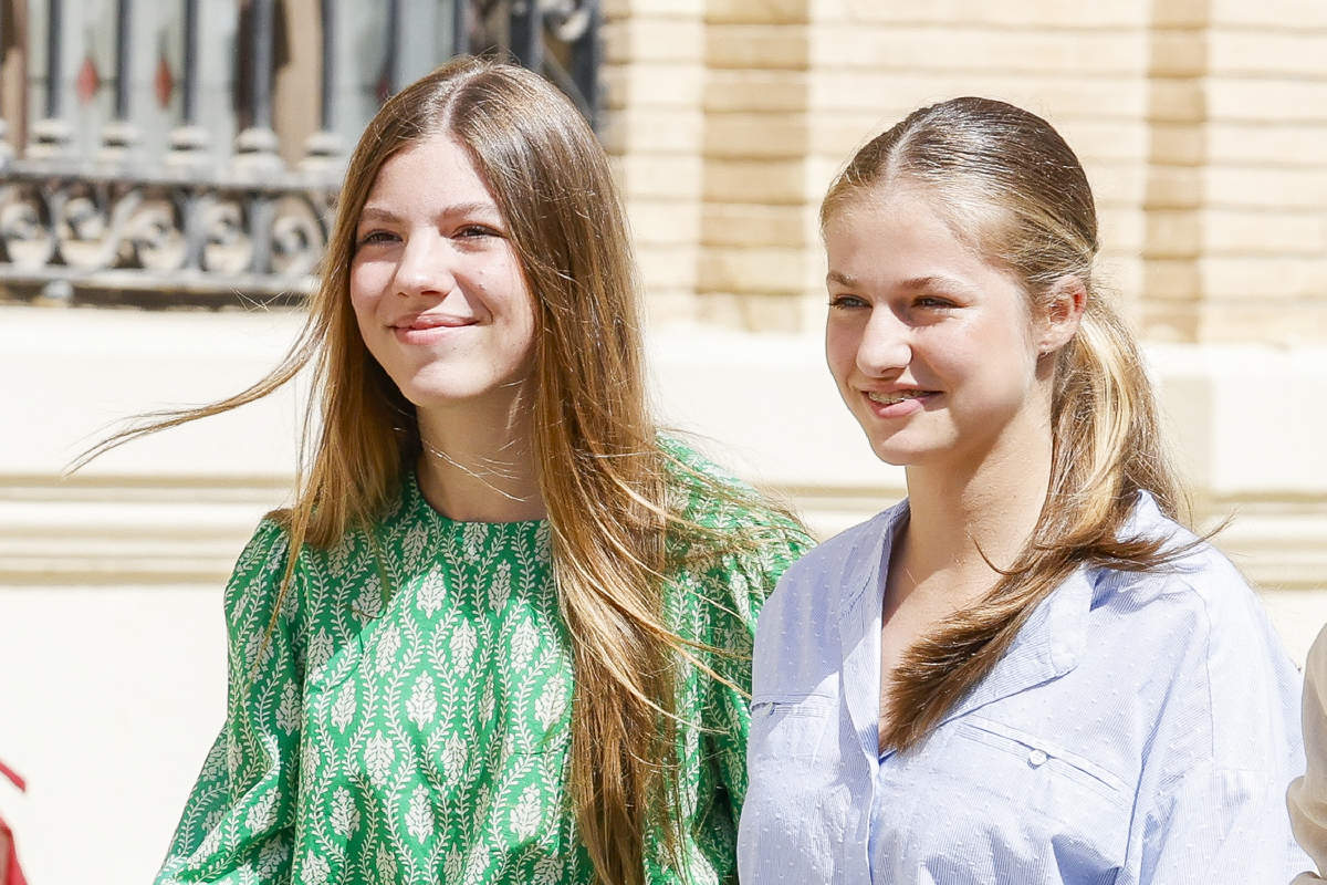 El 'no make-up' de Leonor y Sofía