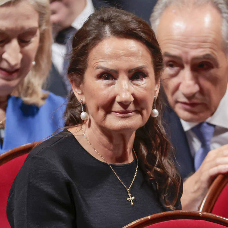 Paloma Rocasolano arropa a su nieta Leonor en los Premios Princesa de Asturias 2023