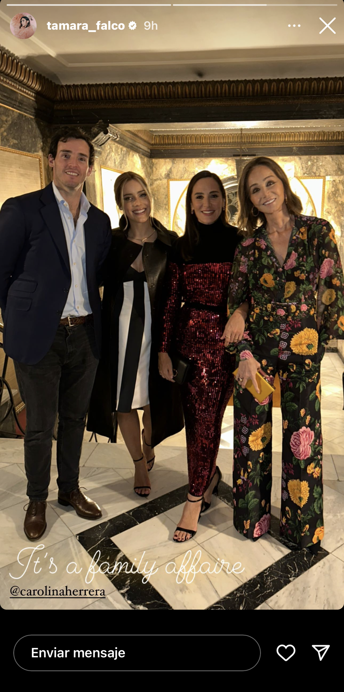 Íñigo Onieva, Alejandra Onieva, Tamara Falcó e Isabel Preysler