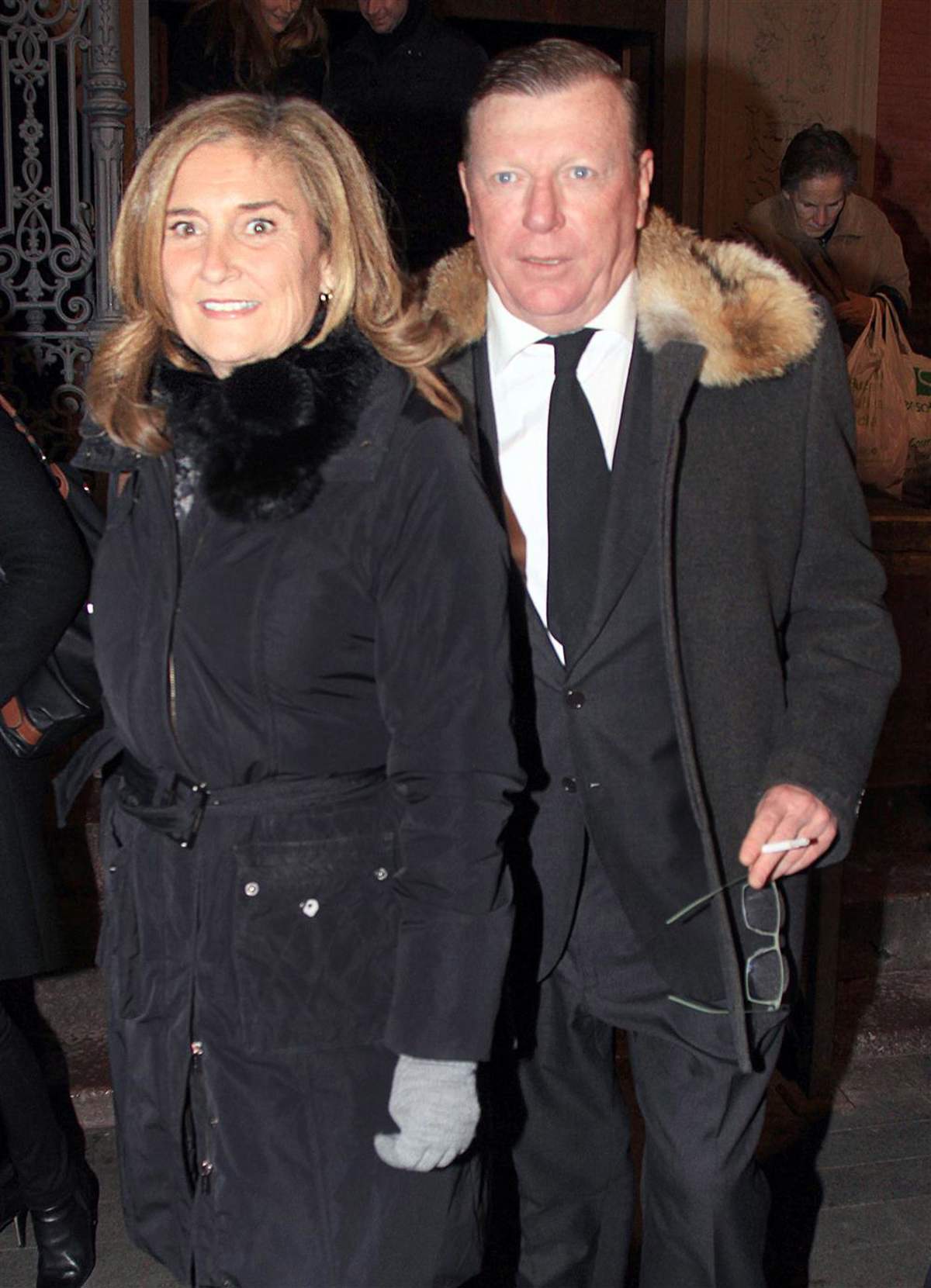 César Cadaval y su mujer, Patricia