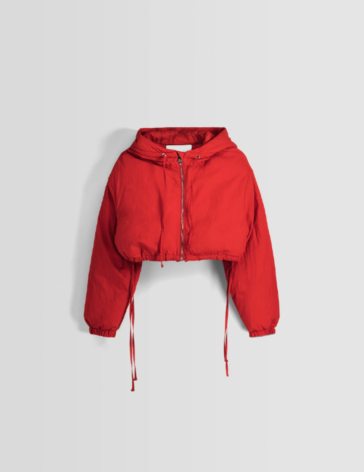 puffer rojo bershka