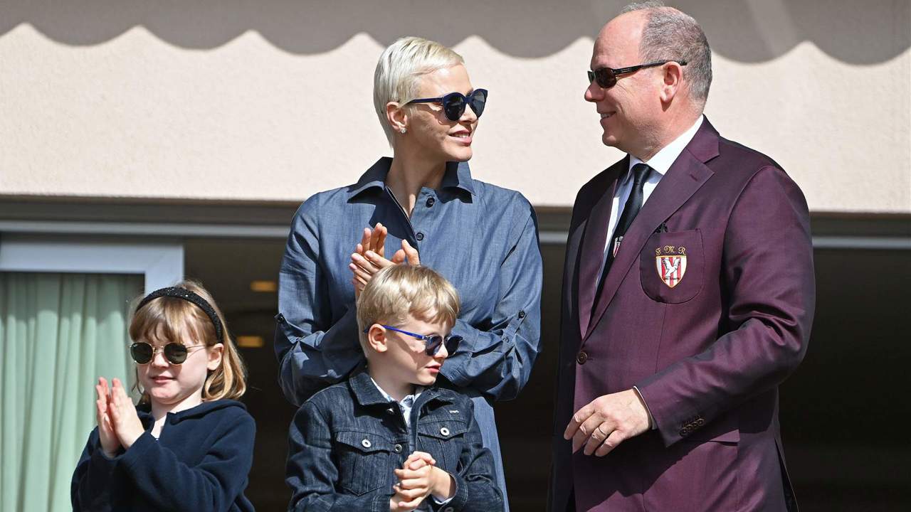 Charlene y Alberto de Mónaco con Jacques y Gabriella