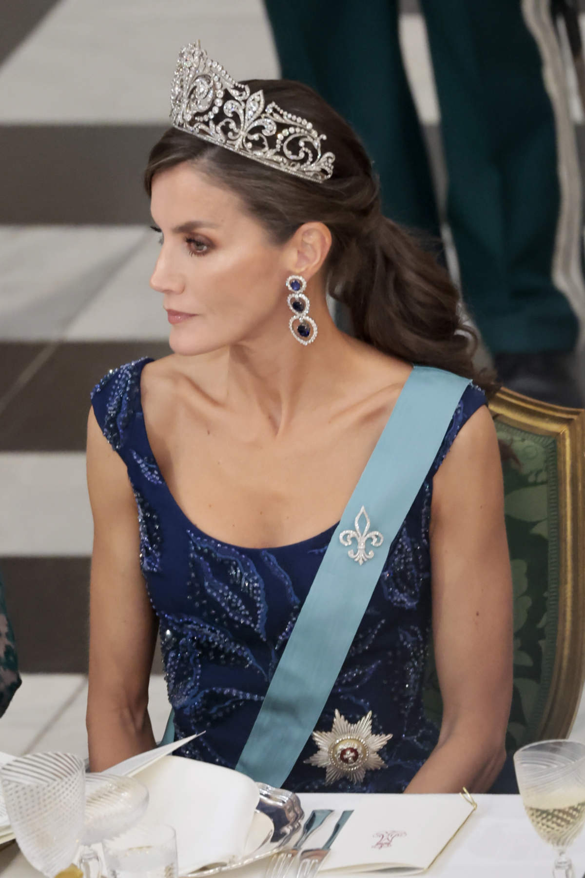 Letizia con coleta