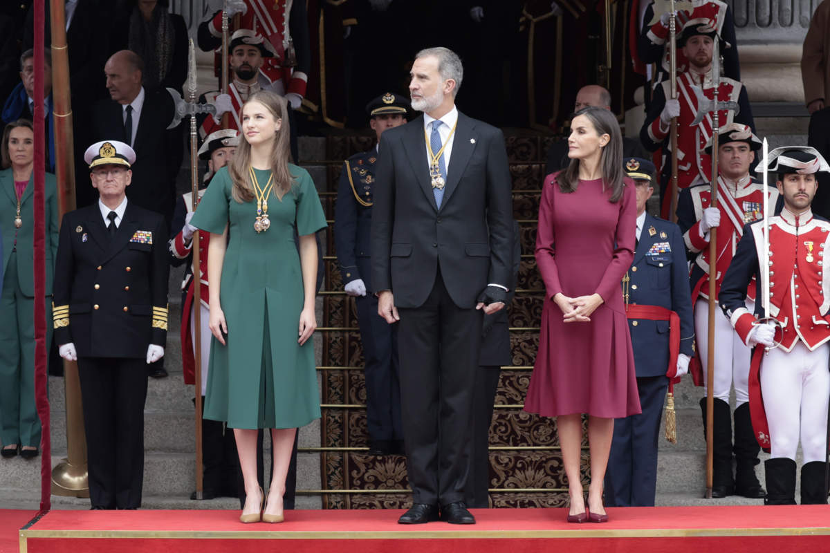 Leonor, Felipe y Letizia