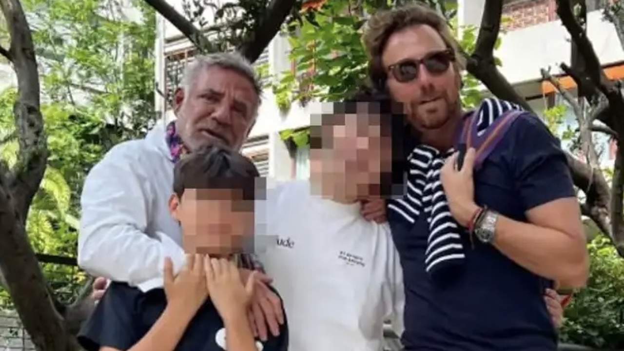 Raúl Prieto y sus dos hijos: los grandes apoyos de Joaquín Torres tras su fatal accidente