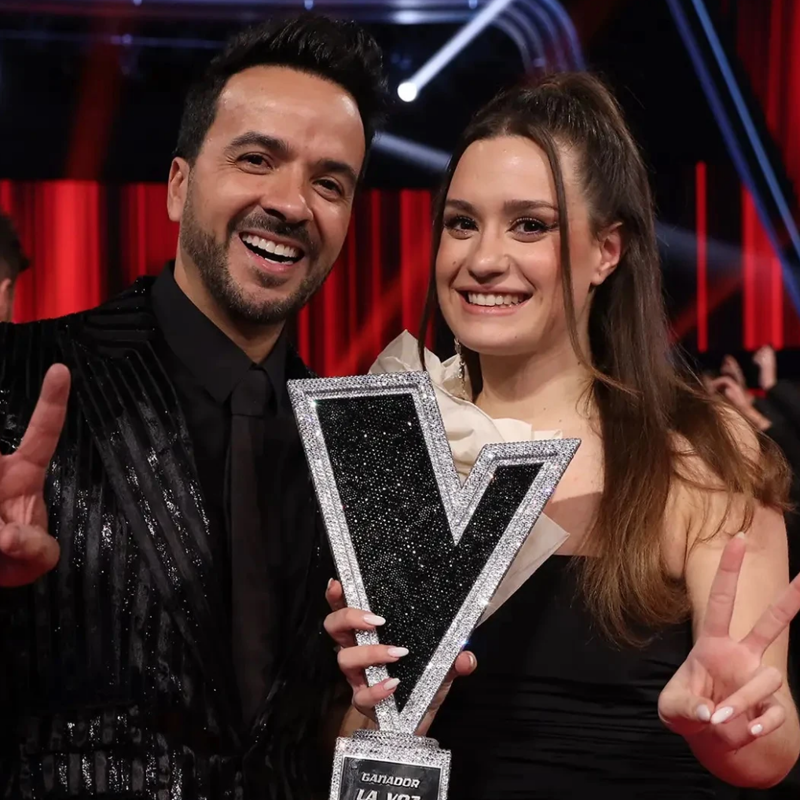 Elsa Tortonda, ganadora de 'La Voz' junto a Luis Fonsi