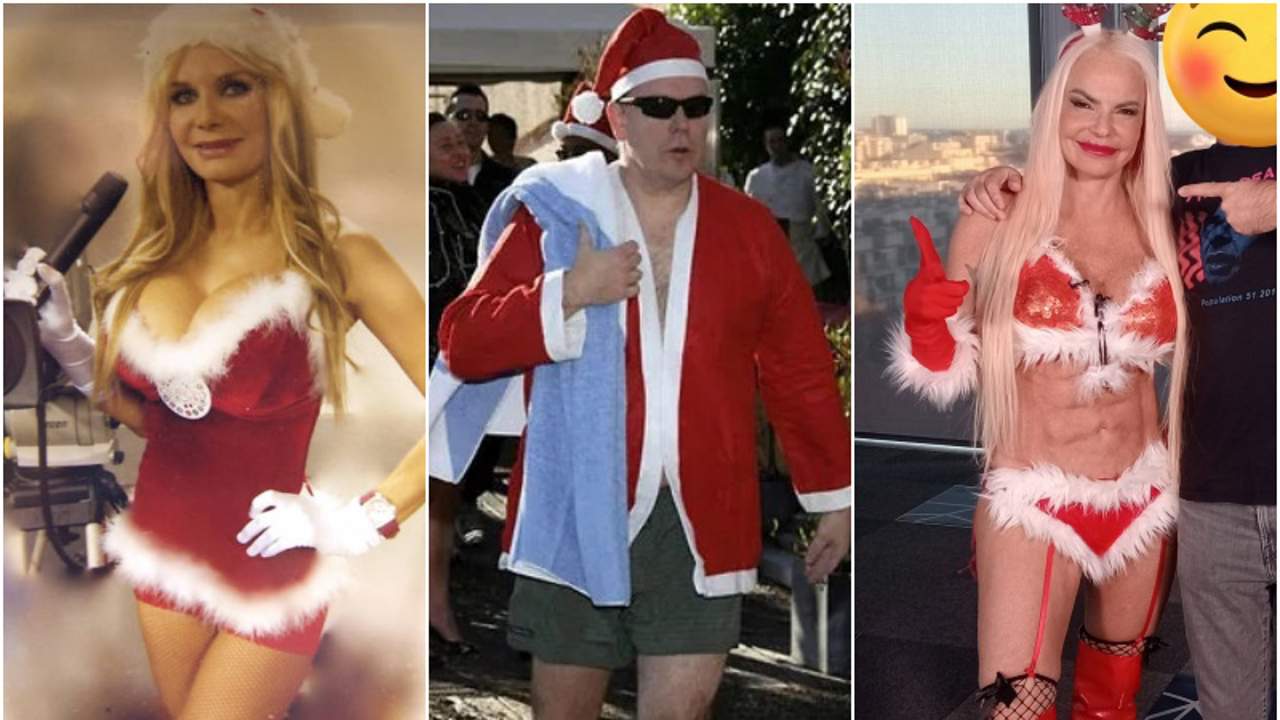 Alberto de Mónaco, Leticia Sabater o los Beckham: los famosos se visten de Papá Noel (o casi)