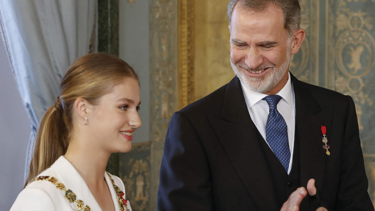 Felipe VI y Leonor