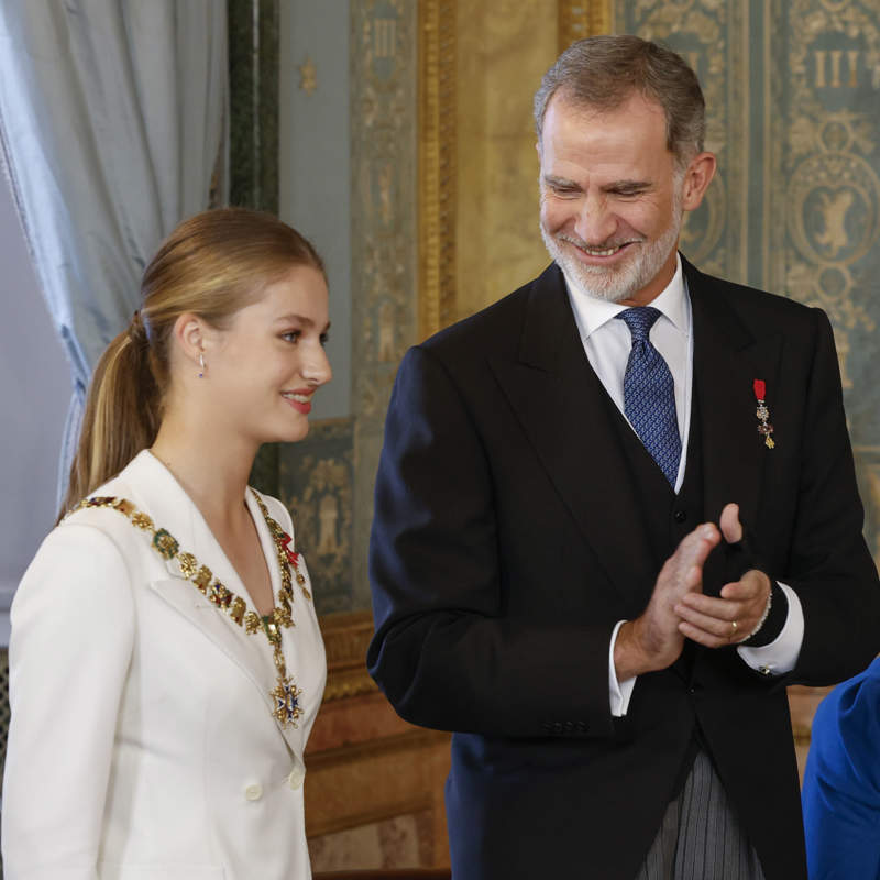 Felipe VI y Leonor